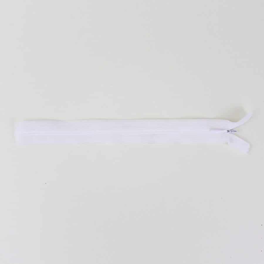 Zip invisible - blanc | Majam