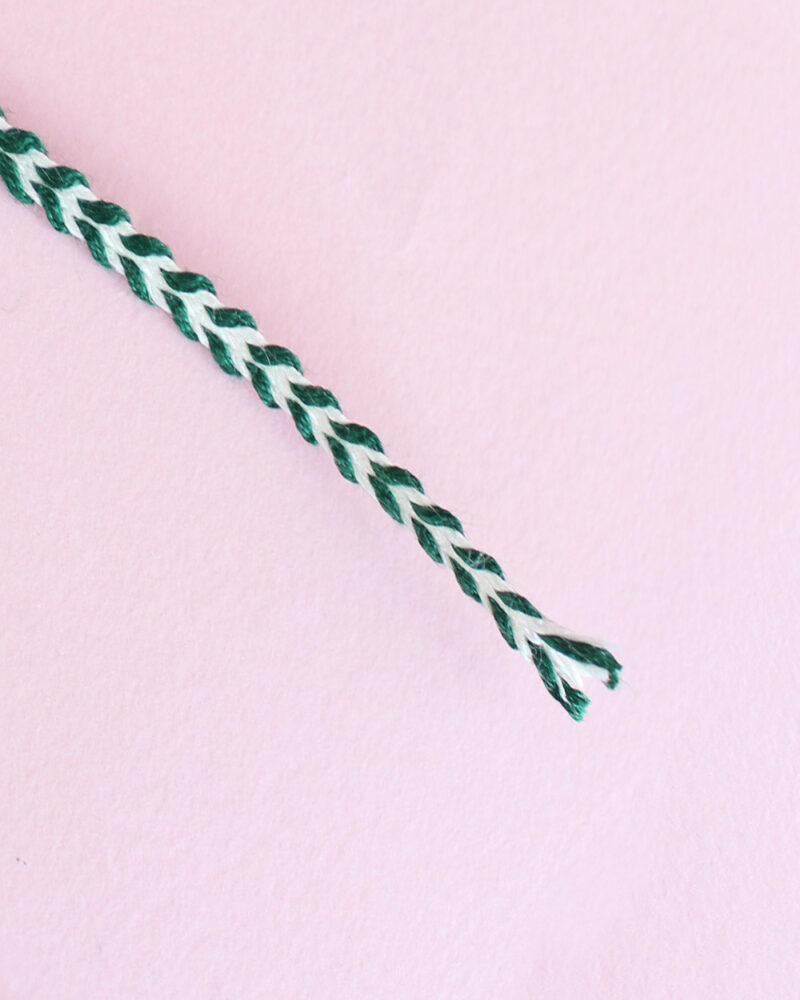 Galon tressé vert 5mm