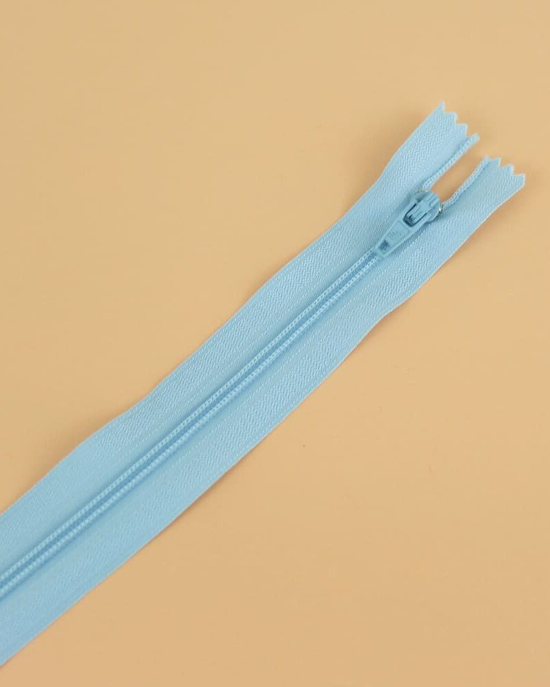 Zip classique bleu clair