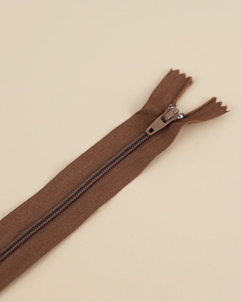 Zip classique camel