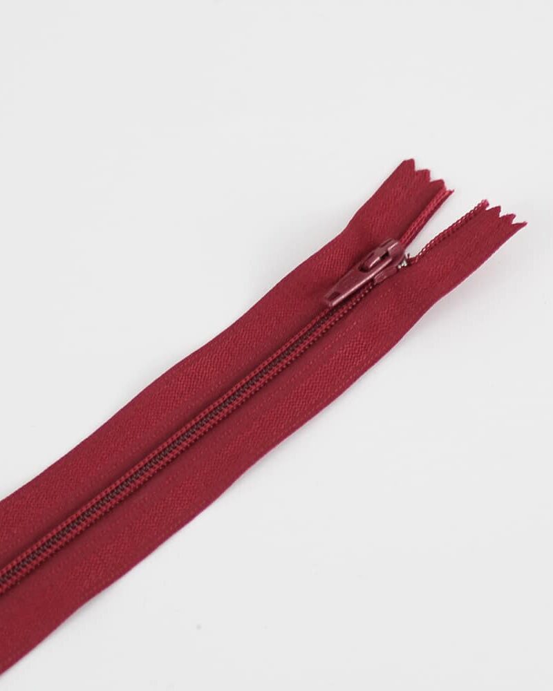 Zip classique rouge grenade