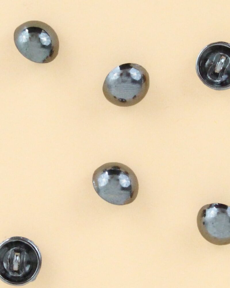 Bouton Métal noir 10mm