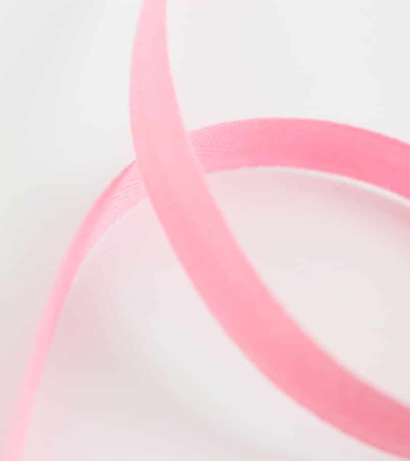 Ruban sergé rose en coton 10,5mm