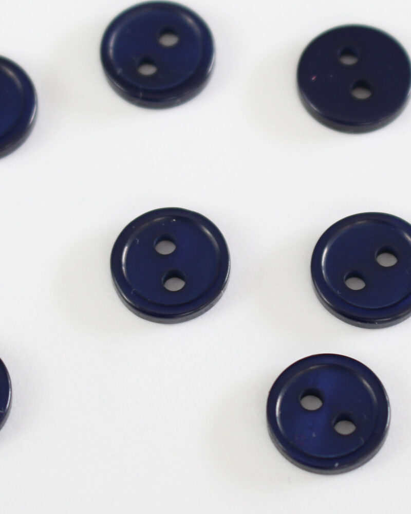 Boutons Bleu marine 10mm