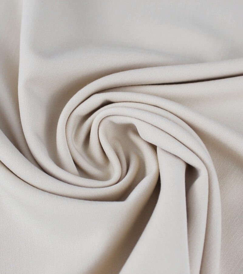 Gabardine stretch beige clair
