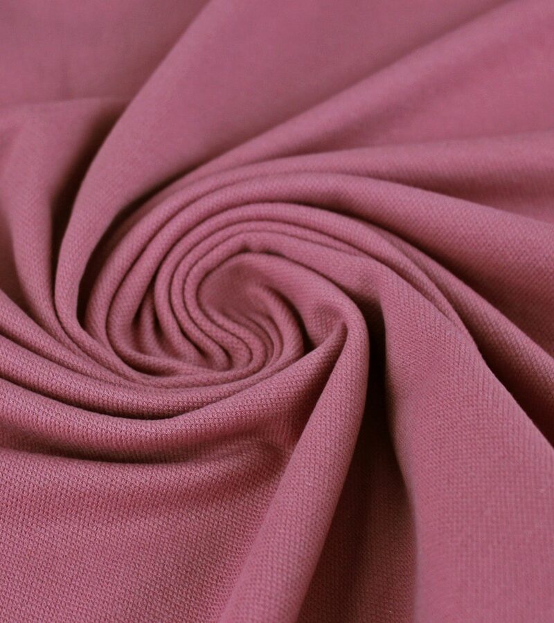 Maille polo - rose des bois