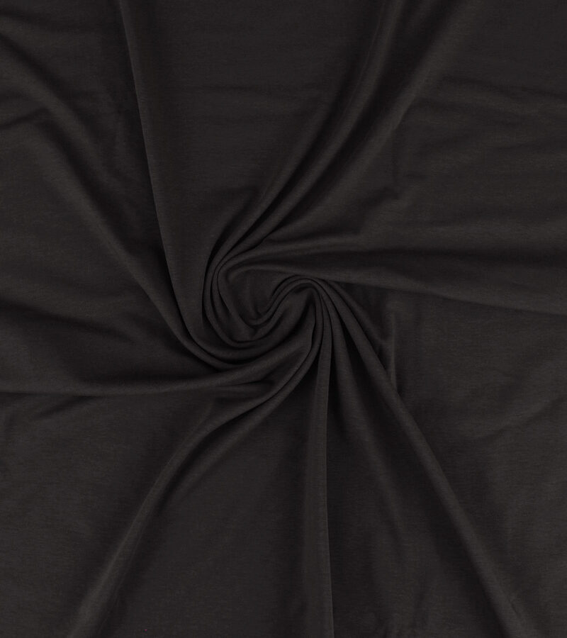 Jersey de coton bio - noir