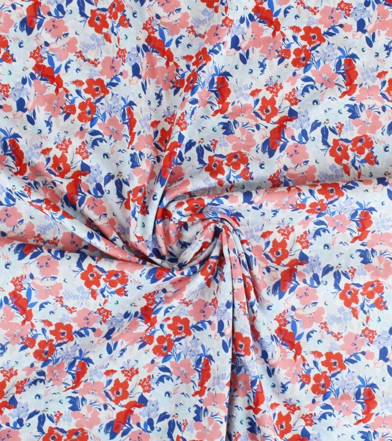 Tissu Voile de coton Fresh Flower