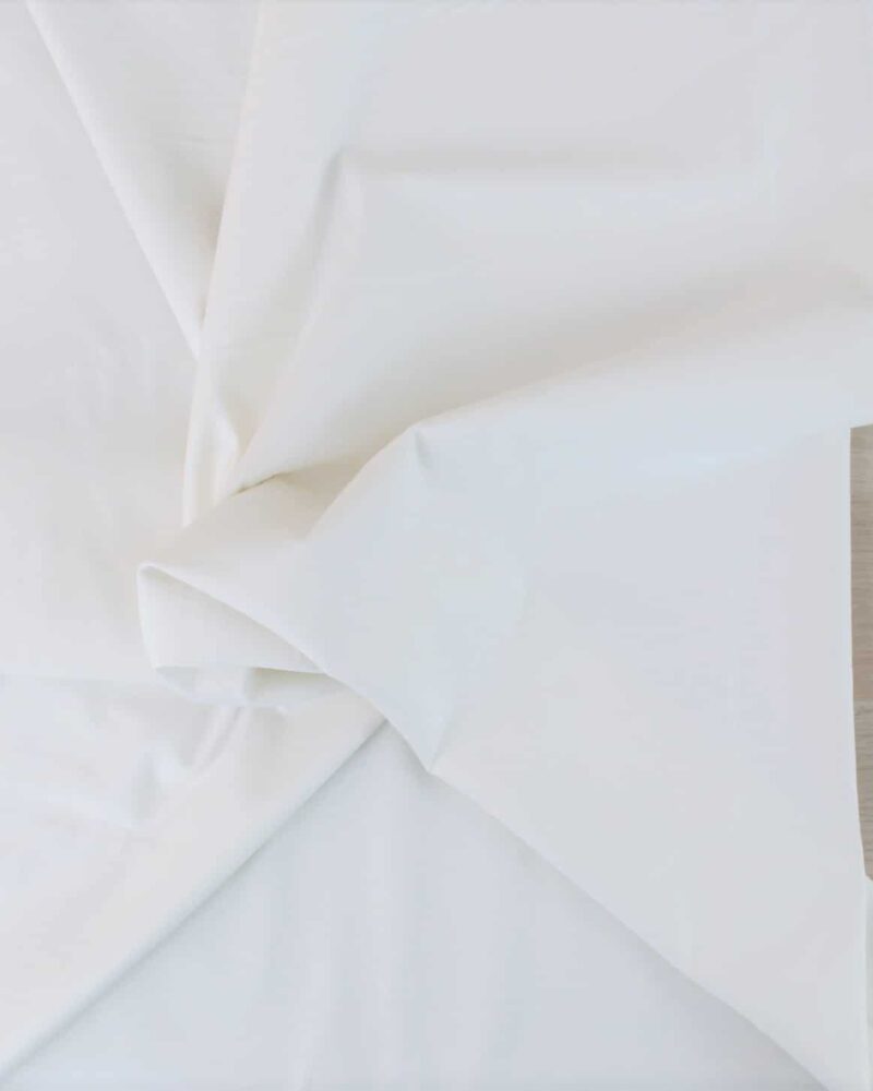 Satin de coton - blanc cassé