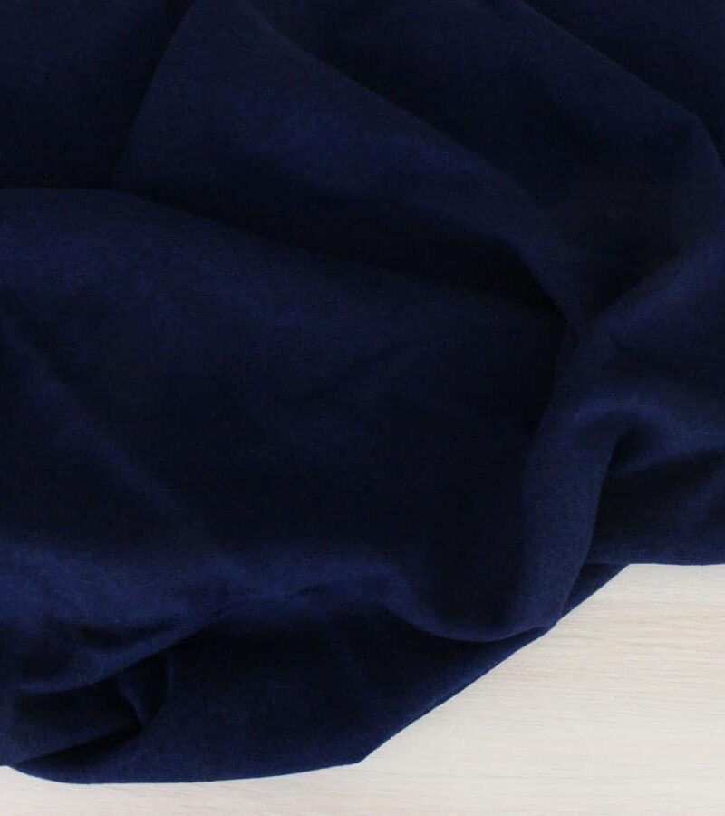 Laine bouillie - bleu marine