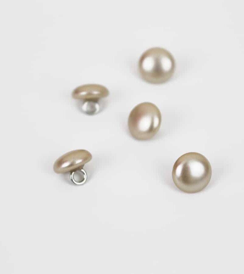 Boutons Champi-nacre - beige