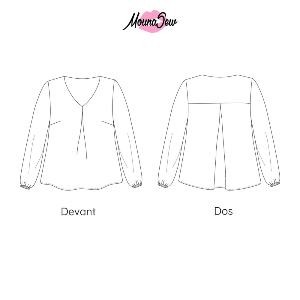 Patron Blouse Lélia