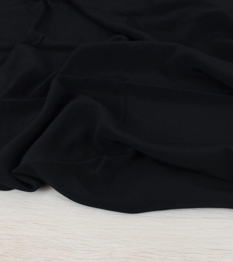 Crêpe de viscose - noir