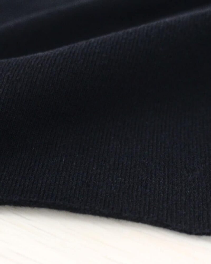 Maille pull brossée - noir