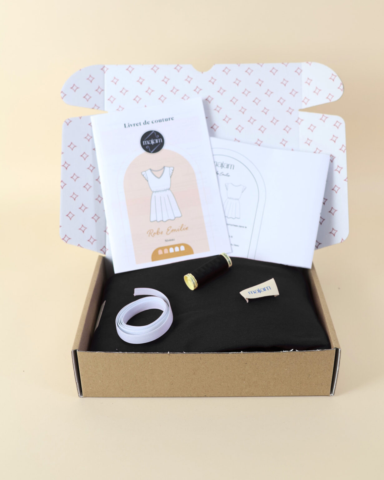 Kit robe Emilie - jersey noir