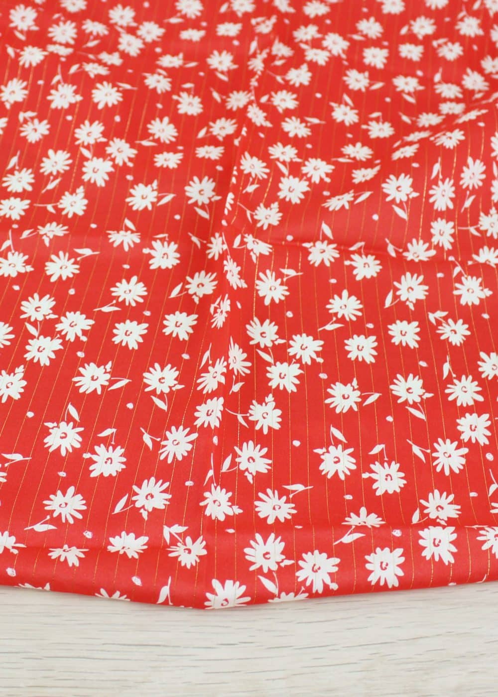 Viscose lurex Marguerites