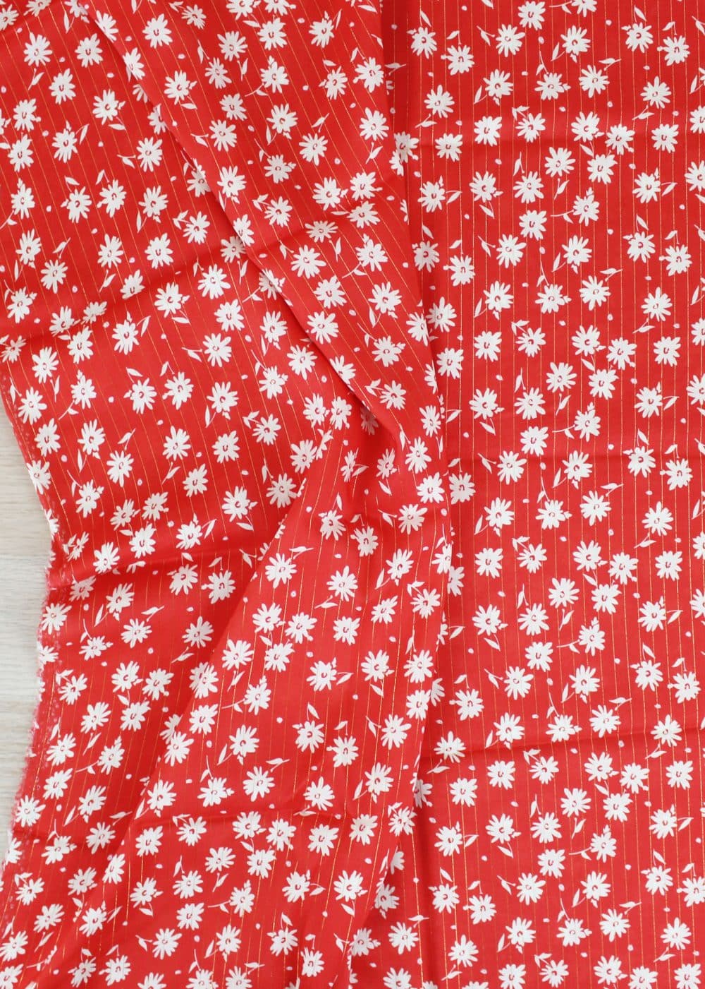 Viscose lurex Marguerites