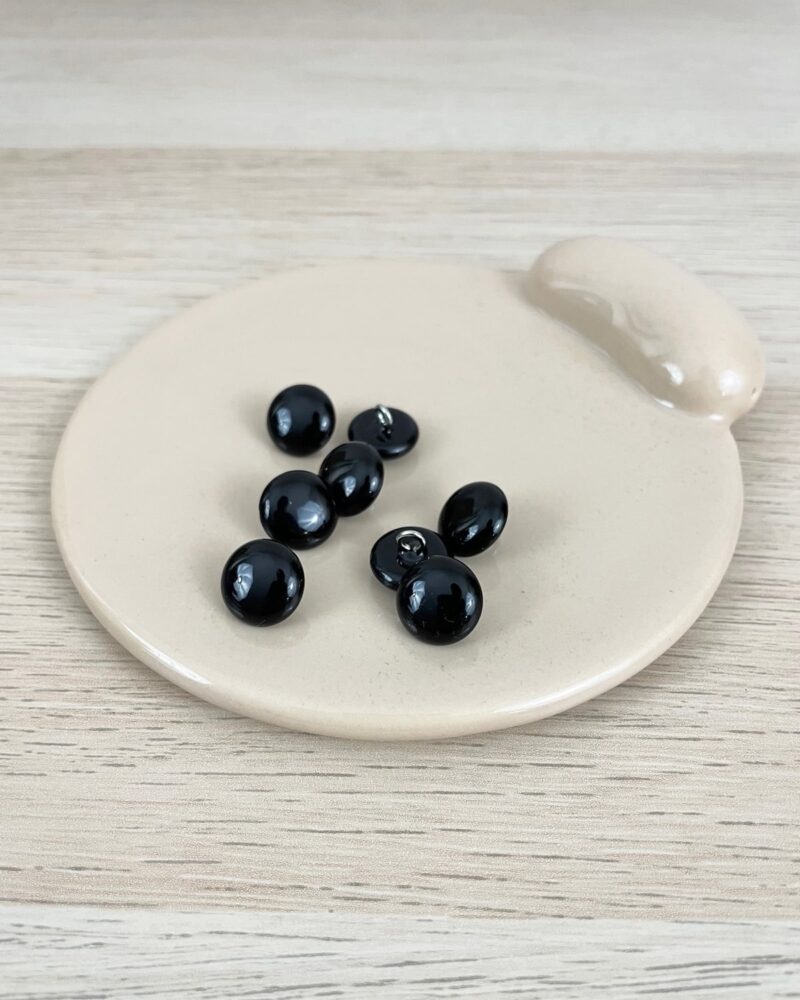 Boutons Champi-nacre - noir