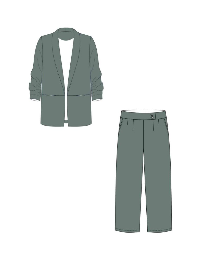 Kit couture Tailleur - kaki