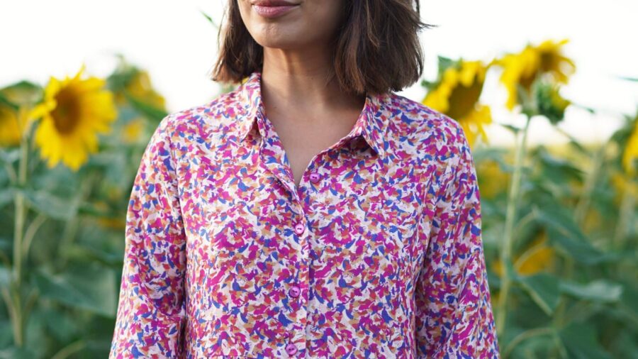 Coudre un col chemise