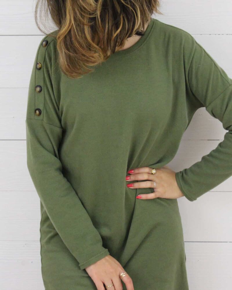 Kit robe pull Bianca - kaki