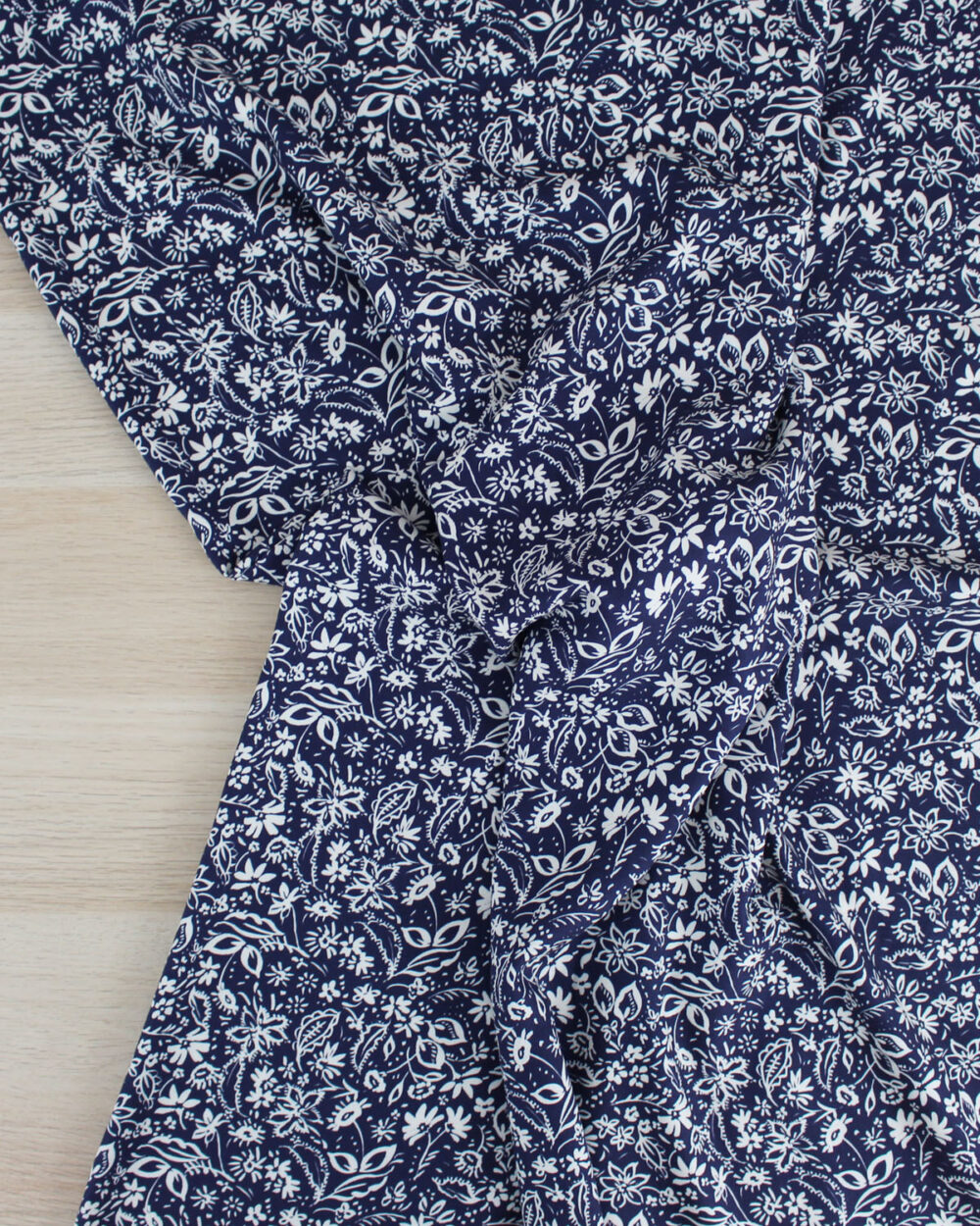 Viscose twill Edelweiss - bleu