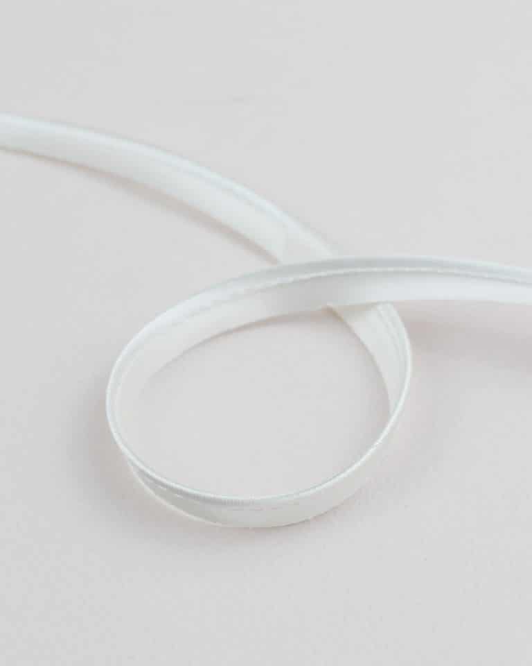 Élastique Tressé Plat Blanc 4mm - Rouleau De 10m - Pour Couture, Vêtements, Ceintures