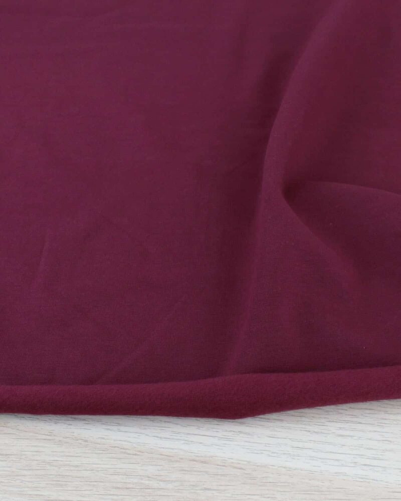 Tissu Sweat - wine
