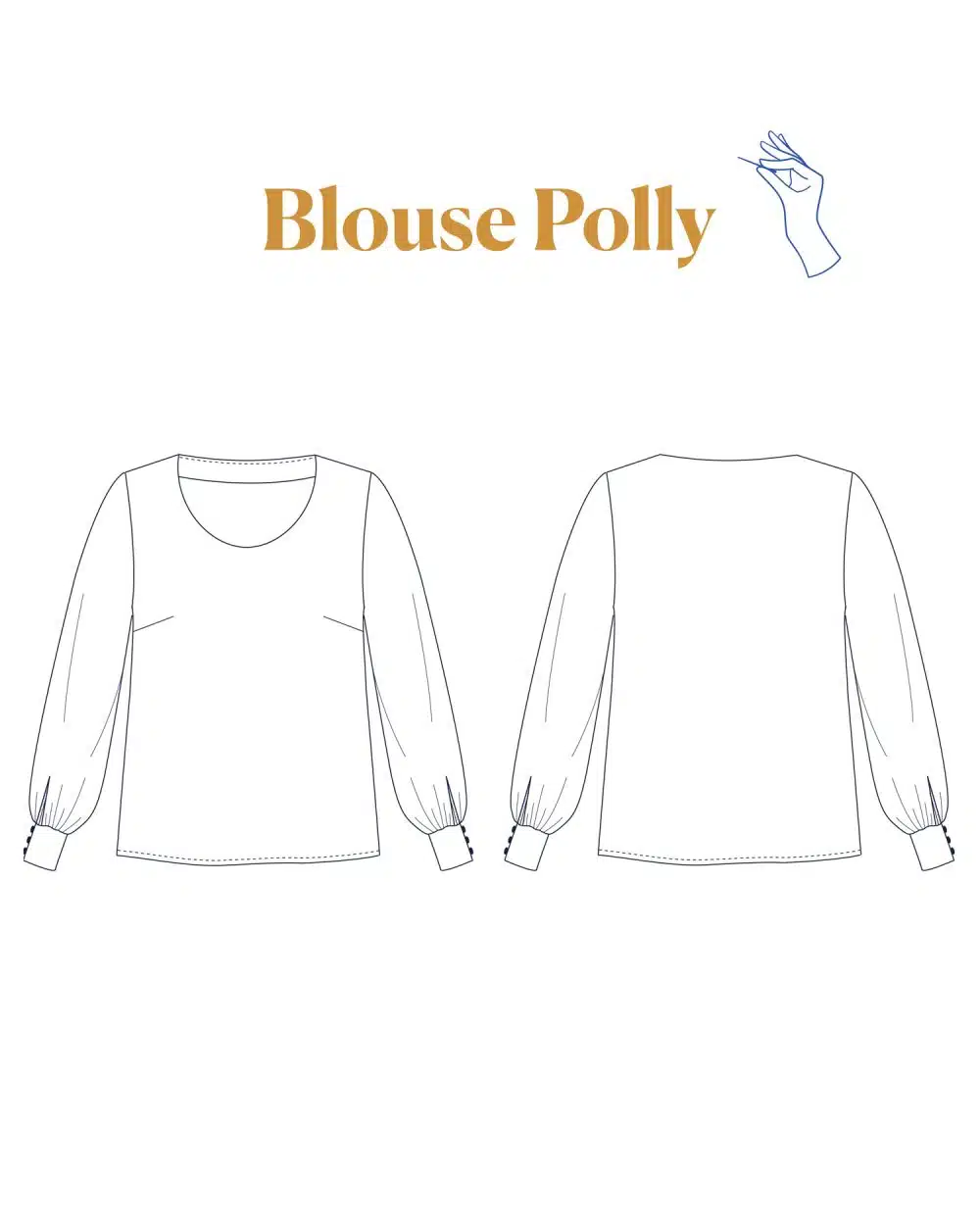 Dessins Techniques - Blouse Polly