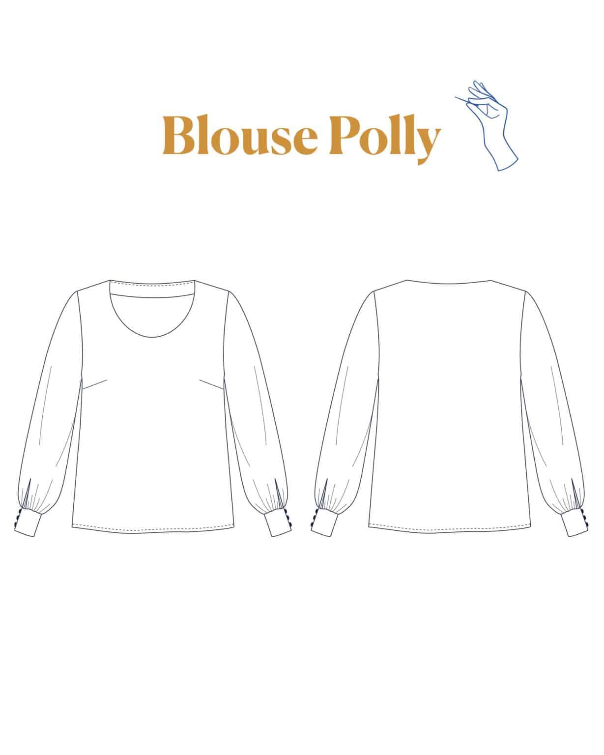 Dessins Techniques - Blouse Polly