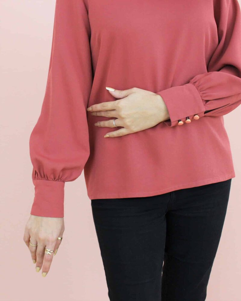 Kit blouse Polly - marsala