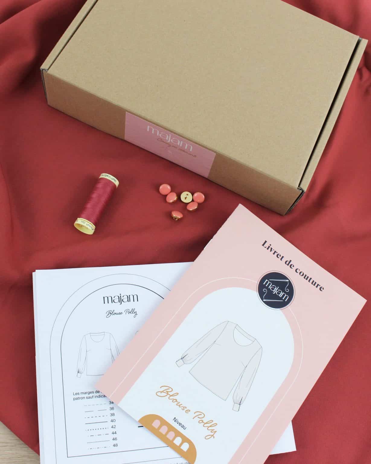 Kit blouse Polly - marsala