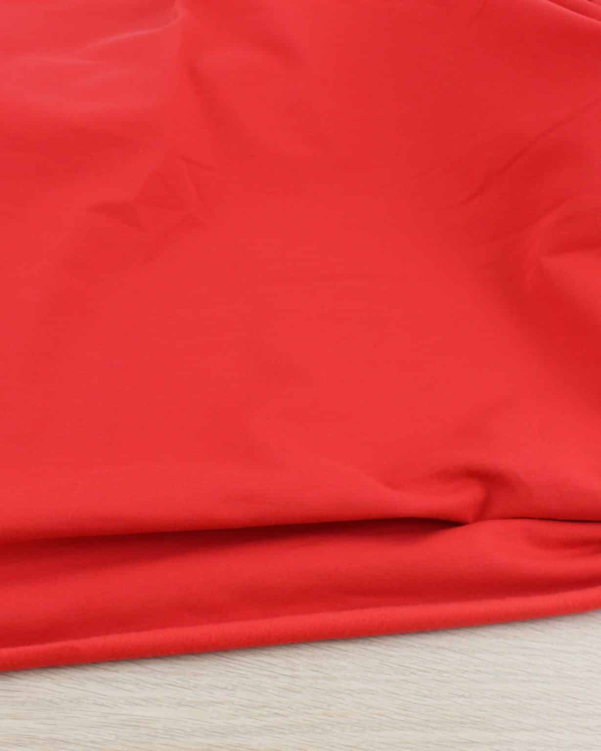 Tissu Sweat - rouge
