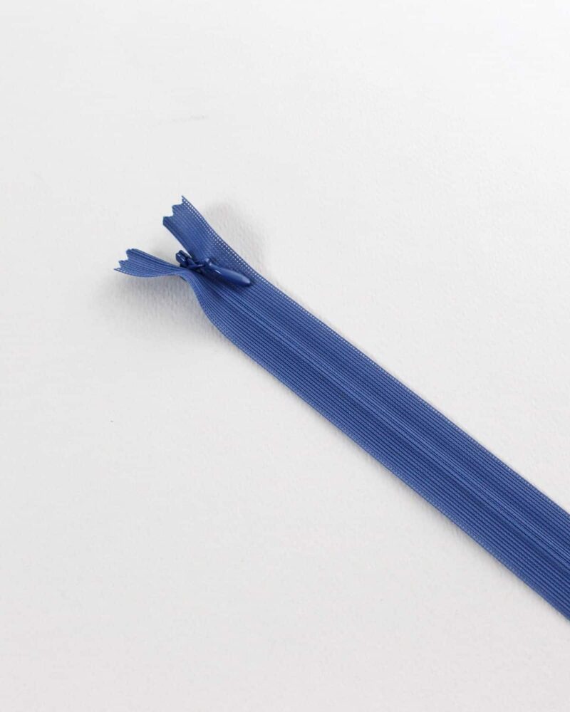 Zip invisible - bleu jean