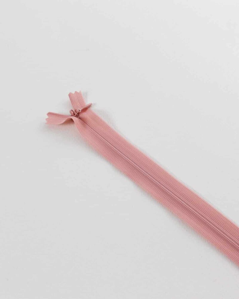 Zip invisible - blush