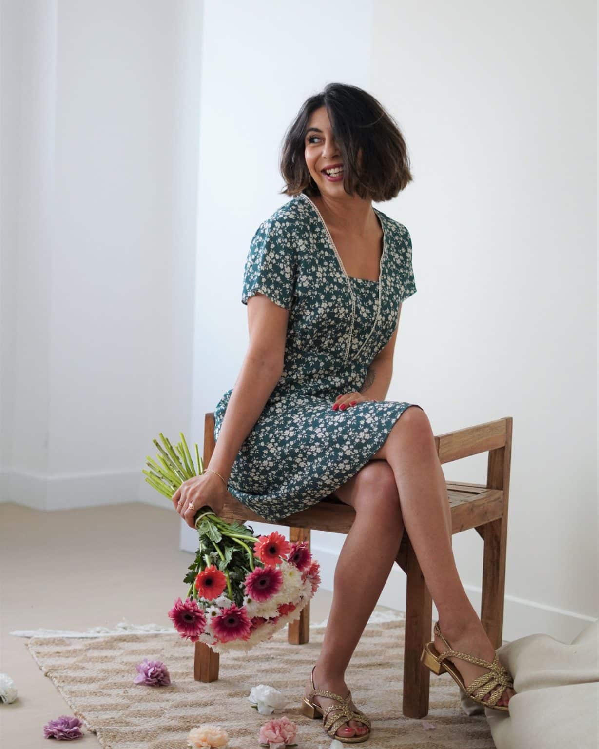 Kit robe Florence - Emeraude