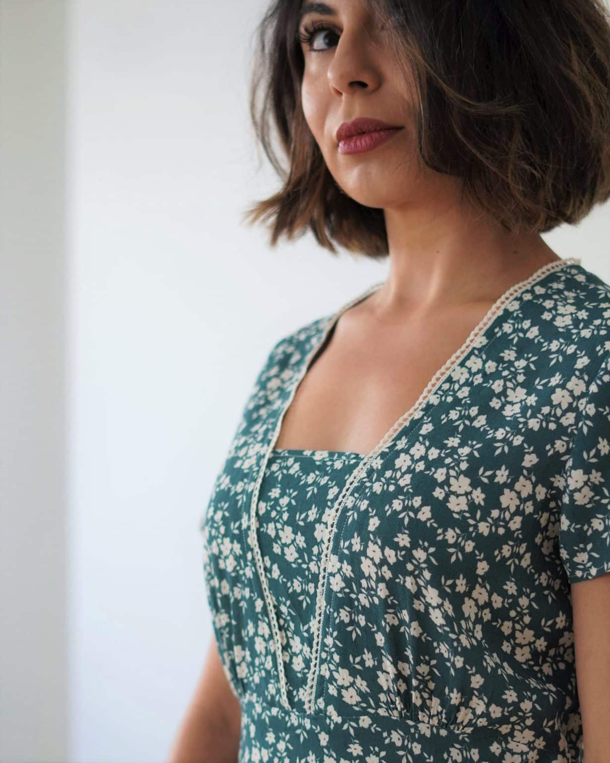 Kit robe Florence - Emeraude