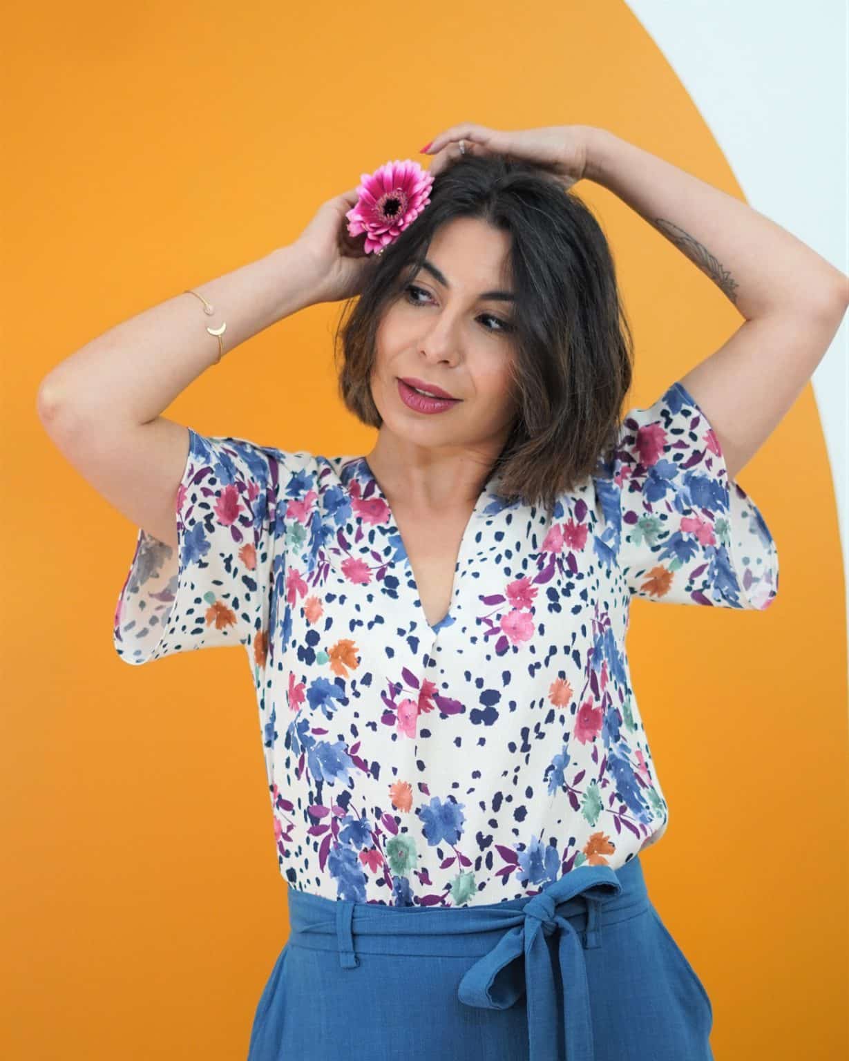 Kit blouse Mars - Bleuet