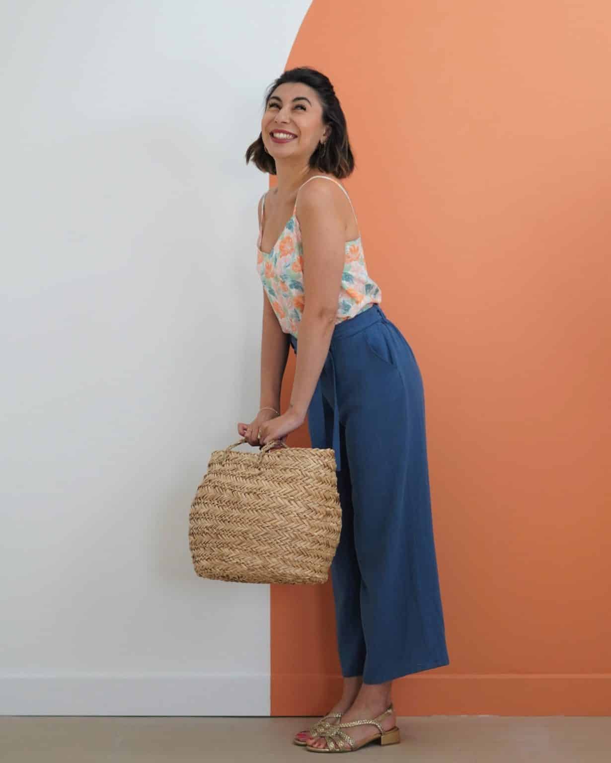 Kit pantalon Karène - bleu jean