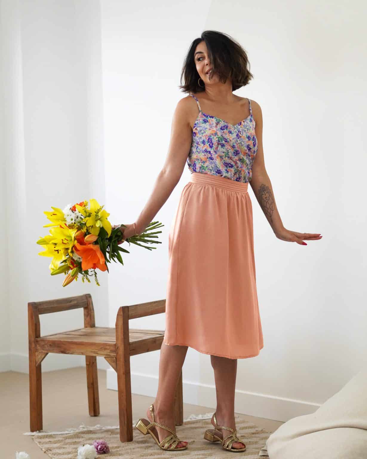 Kit jupe Valentina - mauve