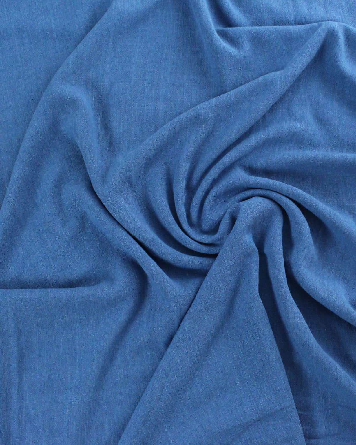 Lin viscose - bleu jean