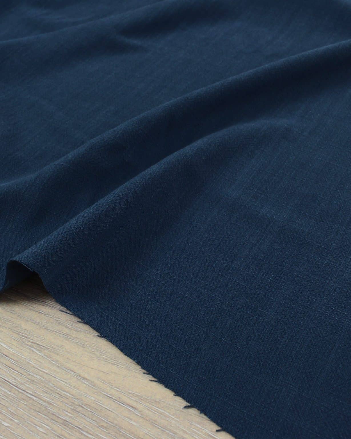 Lin viscose - bleu marine