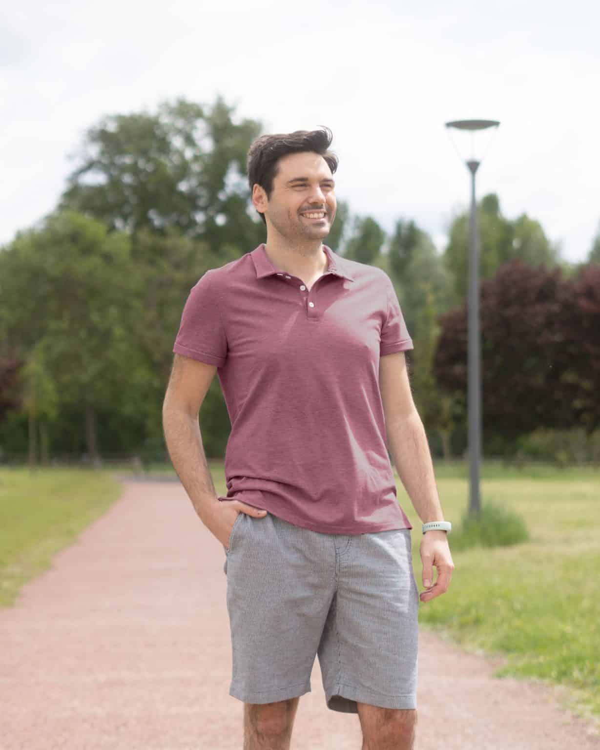 Kit couture polo William - rose des bois