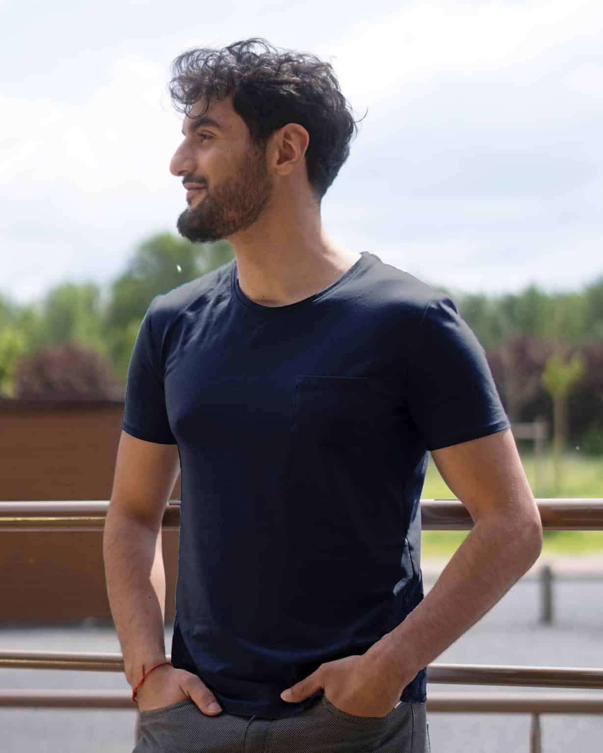 Kit couture T-shirt Léo - bleu marine