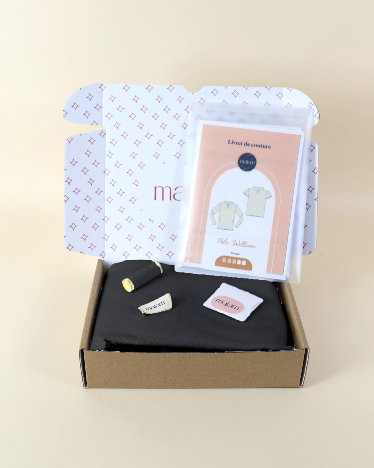 Kit polo William - noir