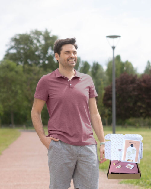 Kit polo William - rose des bois