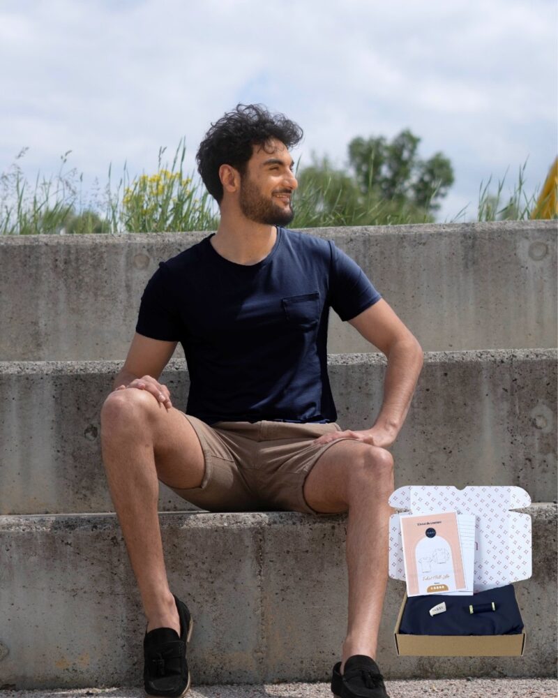 Kit t-shirt Leo - bleu marine