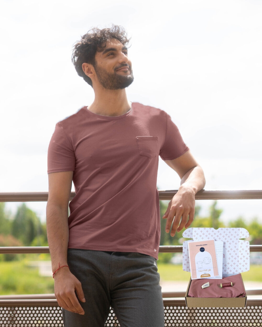Kit t-shirt Leo - rose des bois