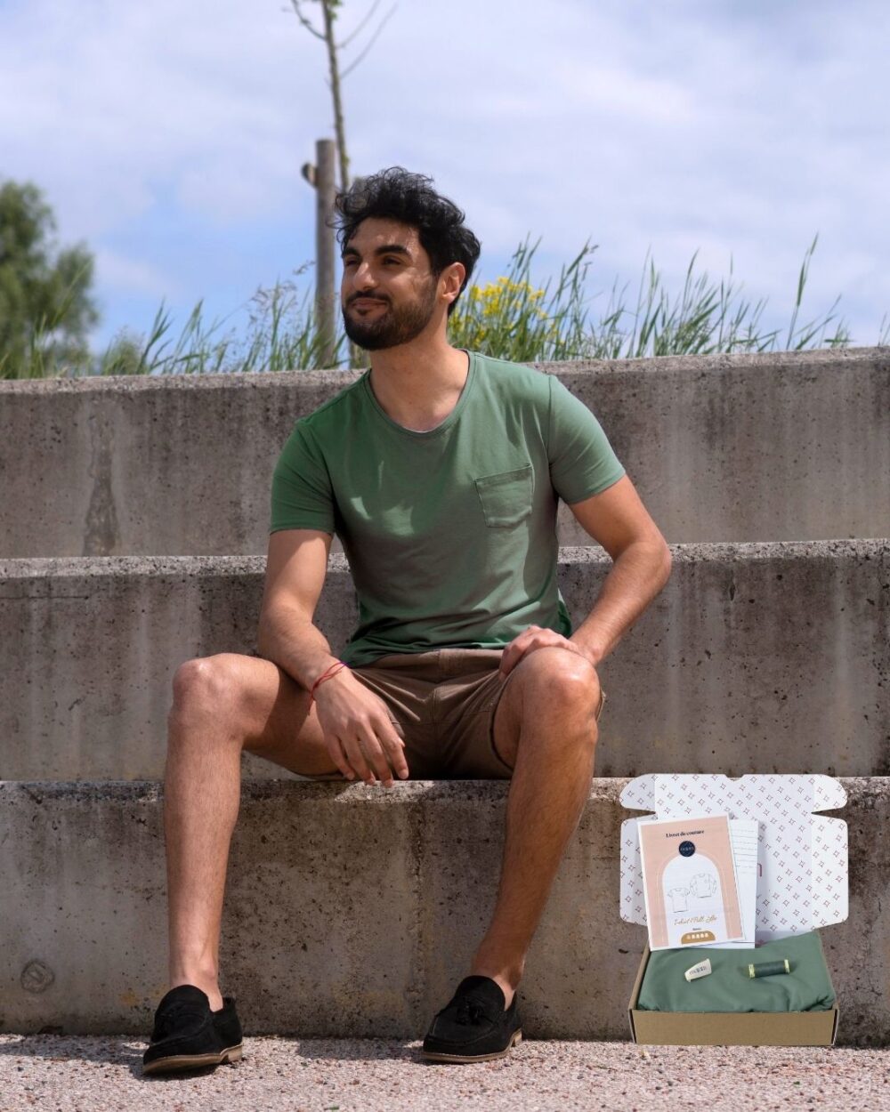 Kit t-shirt Leo - vert