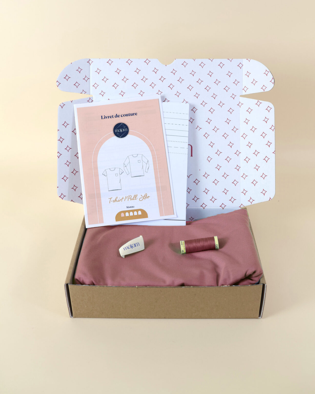 Kit t-shirt Leo - rose des bois